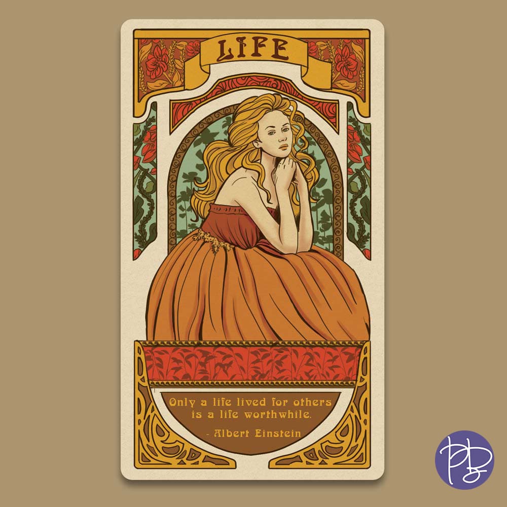 Art Noveau Cards - Life
