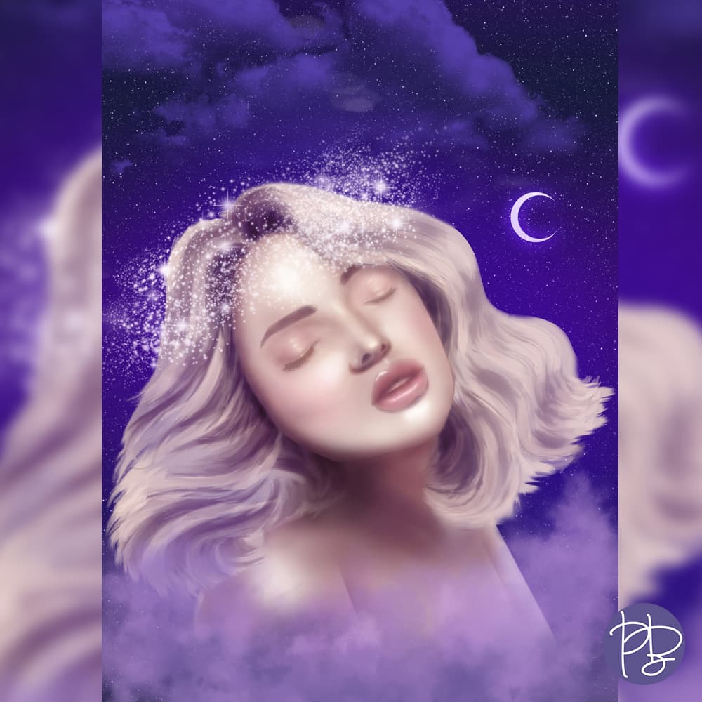 Head on the sky above