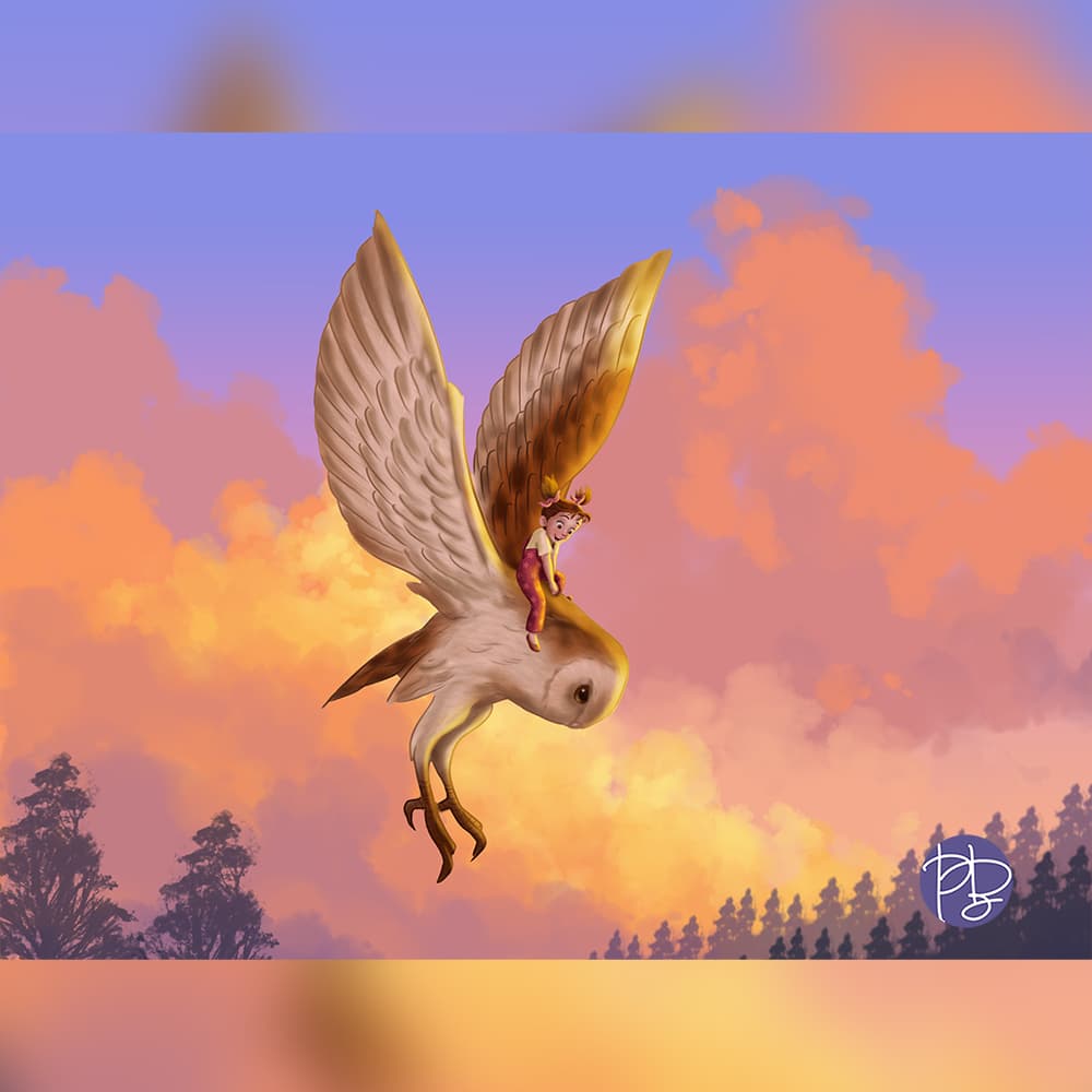 The flight of the magic owl